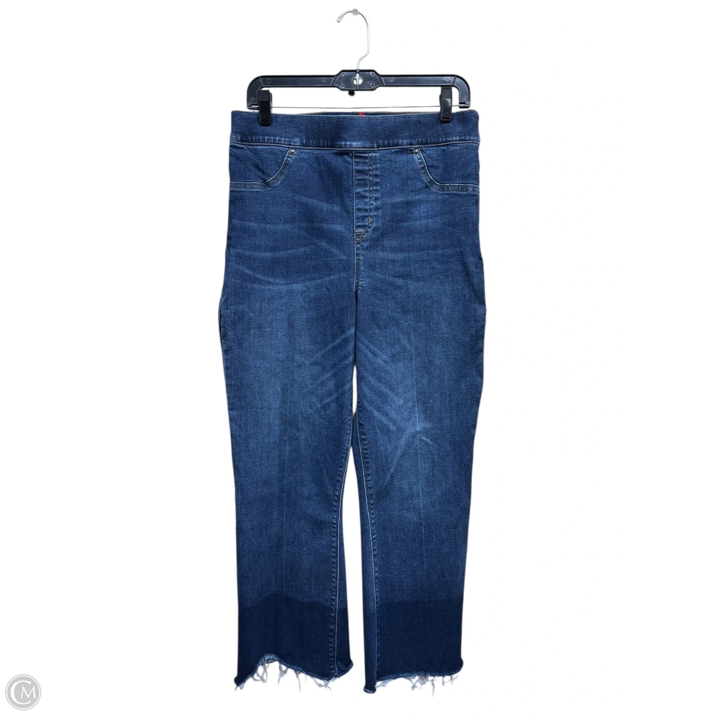 Jeans Wide Leg By Spanx In Blue Denim, Size: Xl