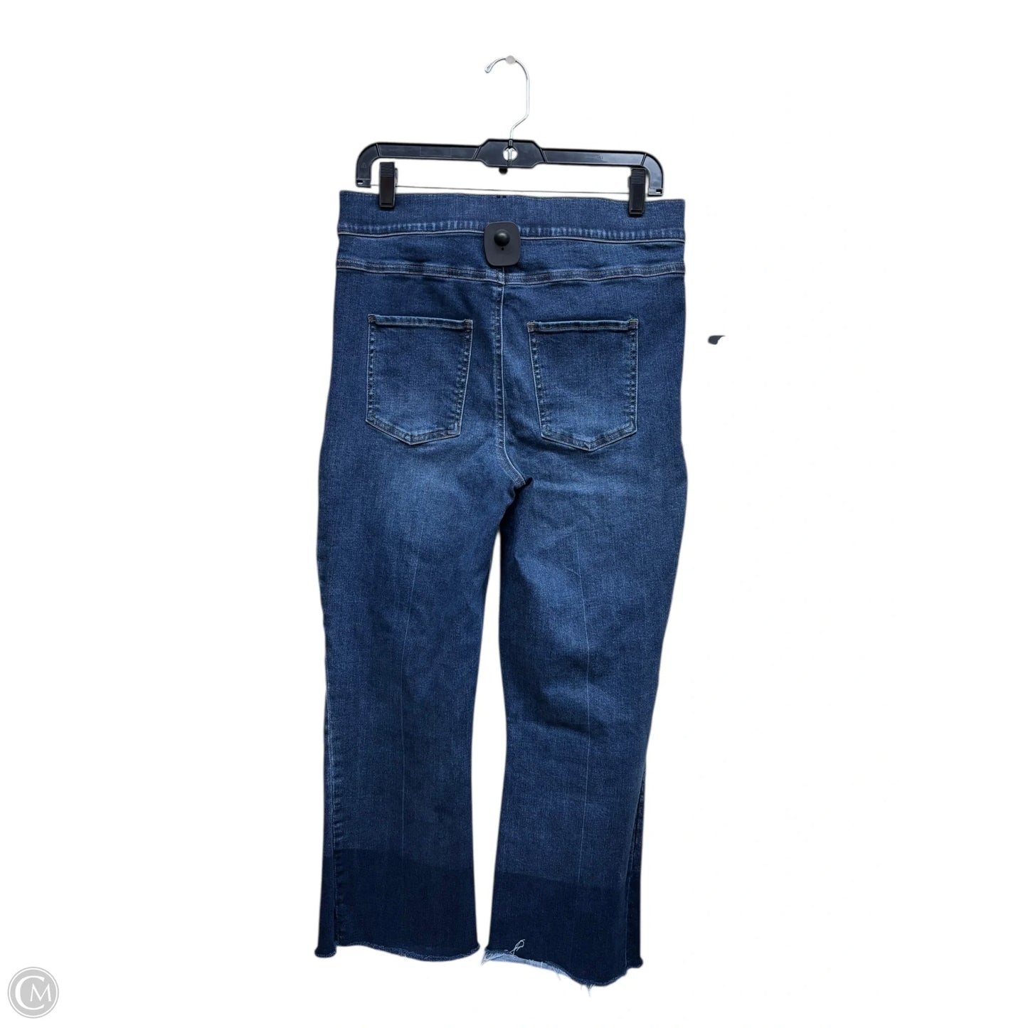 Jeans Wide Leg By Spanx In Blue Denim, Size: Xl