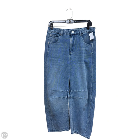 Jeans Wide Leg By Clothes Mentor In Blue Denim, Size: L