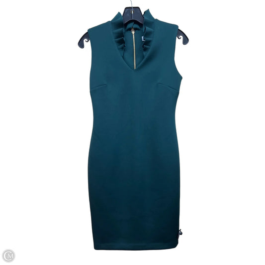 Dress Work By Calvin Klein In Green, Size: 2
