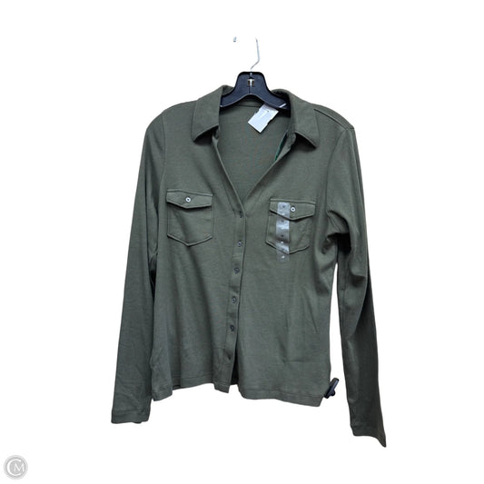 Top Long Sleeve By Gap In Green, Size: M