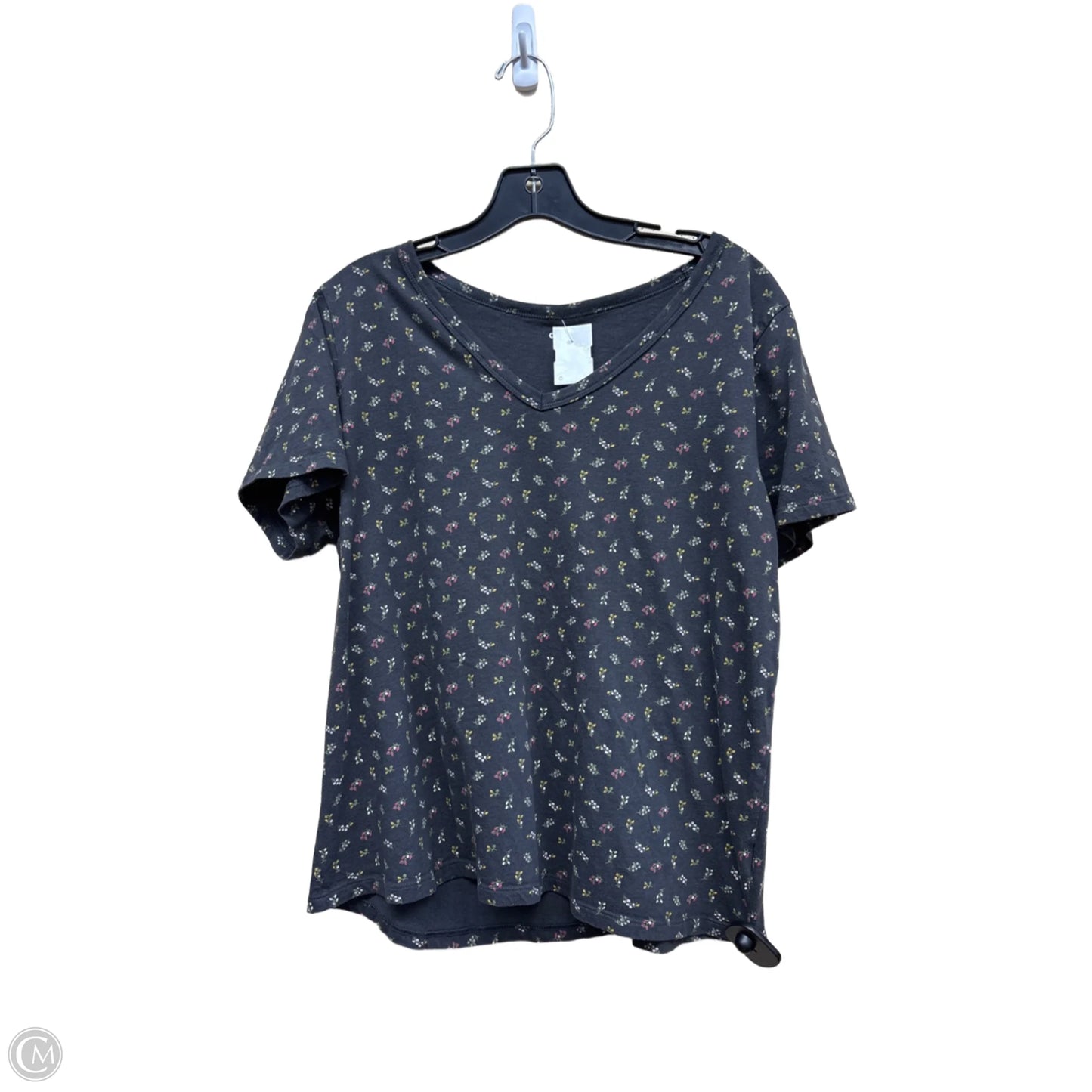 Top Short Sleeve By Old Navy In Floral Print, Size: L