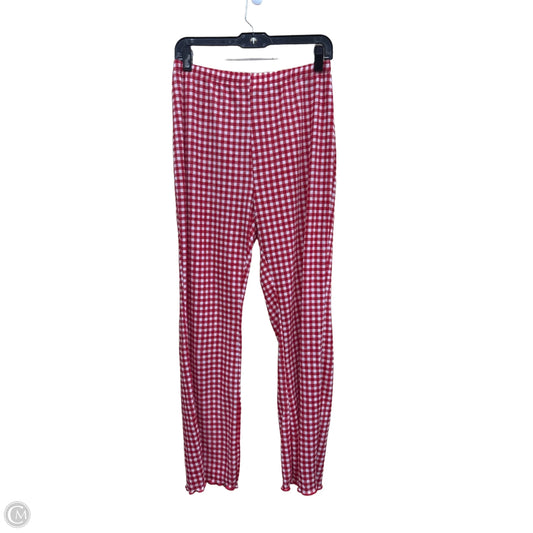Pants Lounge By Clothes Mentor In Checkered Pattern, Size: Xl