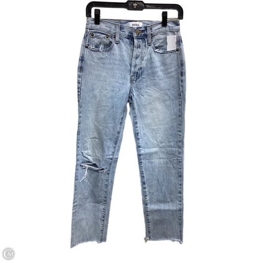 Jeans Straight By Pistola In Blue Denim, Size: 0