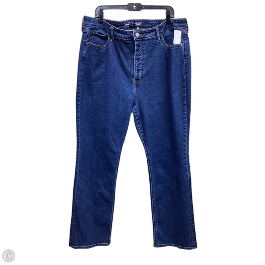 Jeans Boot Cut By Old Navy In Blue Denim, Size: 18