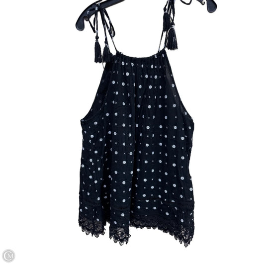 Top Sleeveless By Old Navy In Black & White, Size: Xl