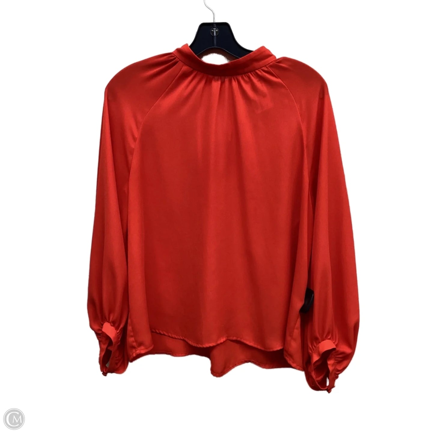 Top Long Sleeve By Banana Republic In Red, Size: L