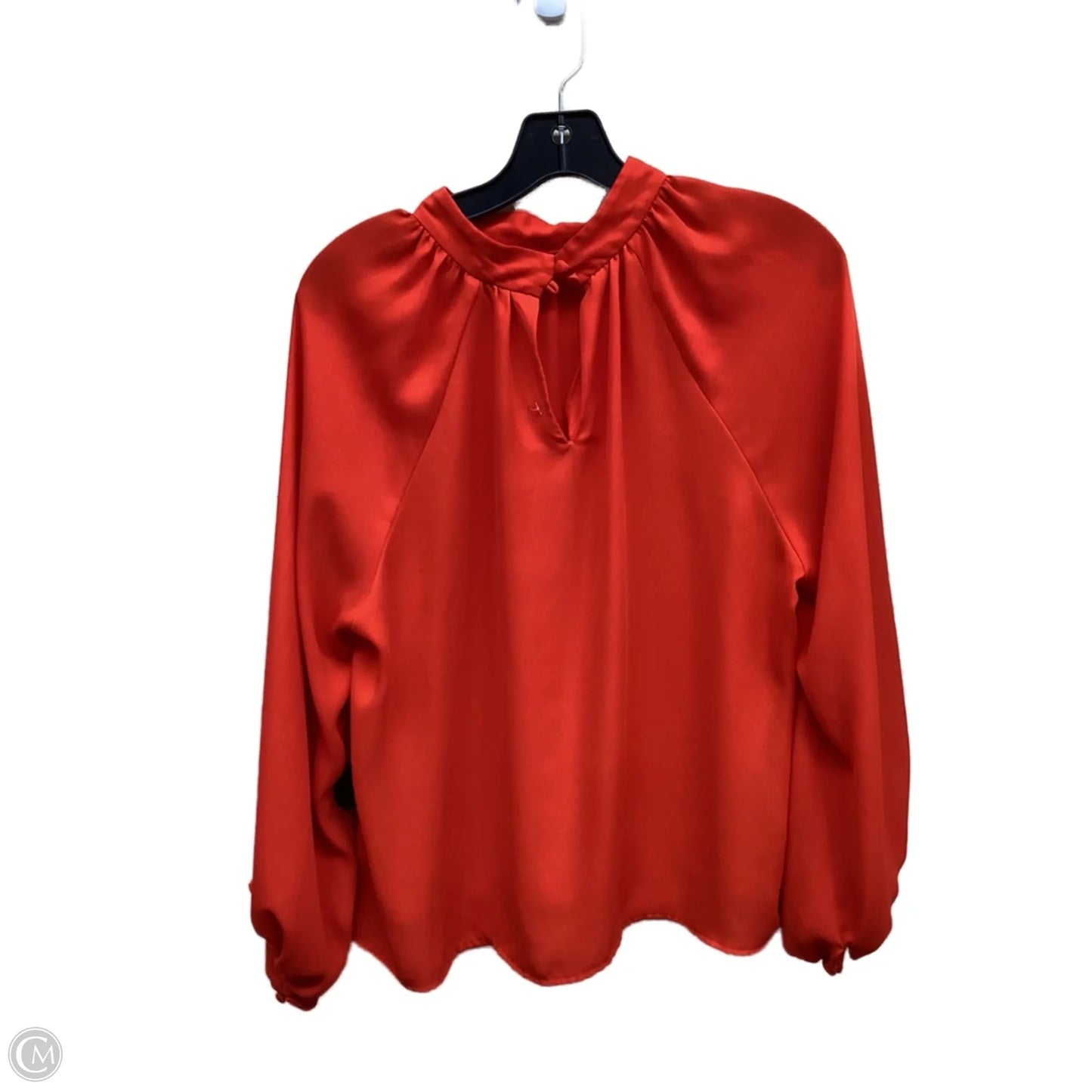 Top Long Sleeve By Banana Republic In Red, Size: L