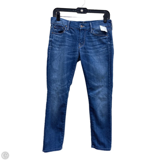 Jeans Skinny By Mother In Blue Denim, Size: 4