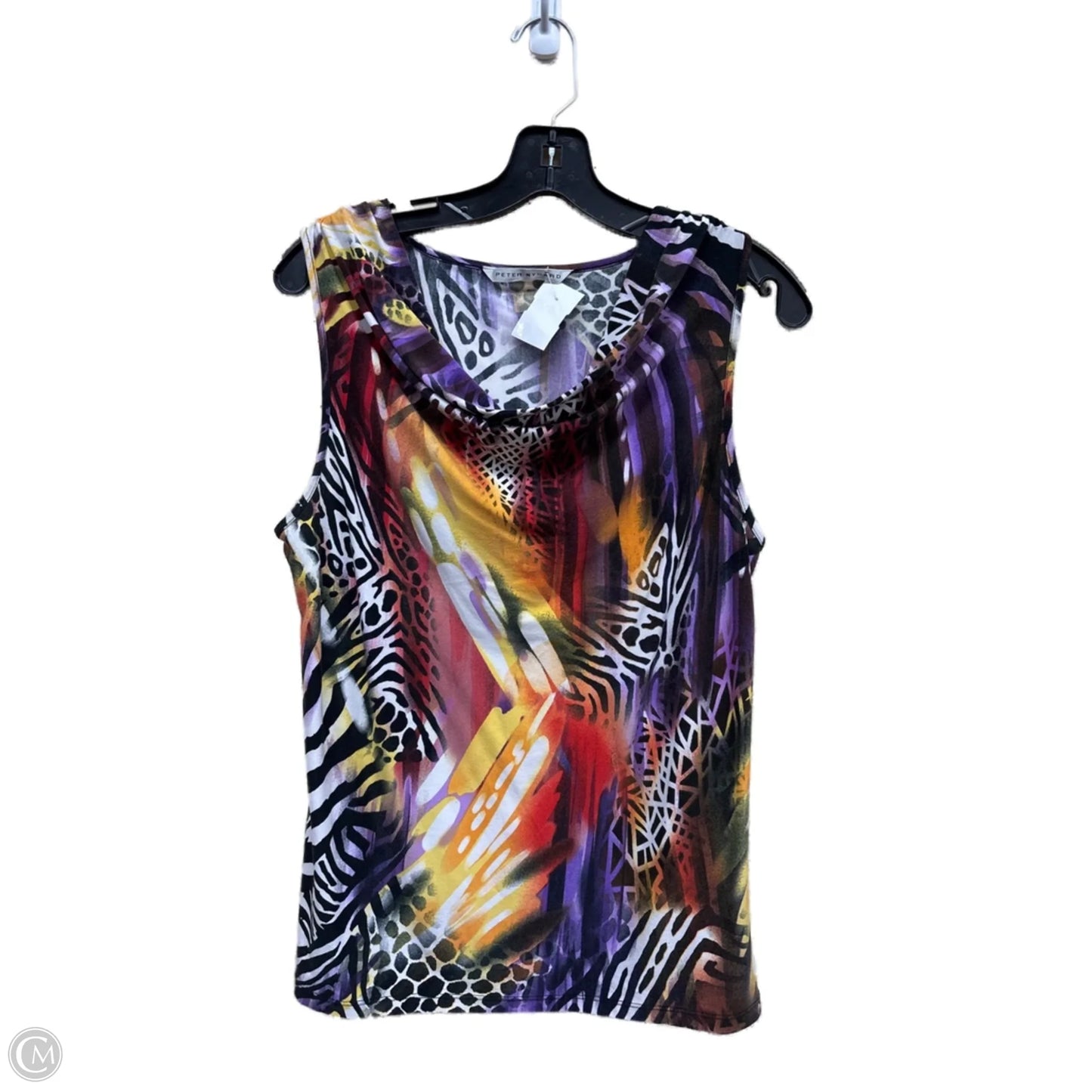 Top Sleeveless By Peter Nygard In Multi-colored, Size: M