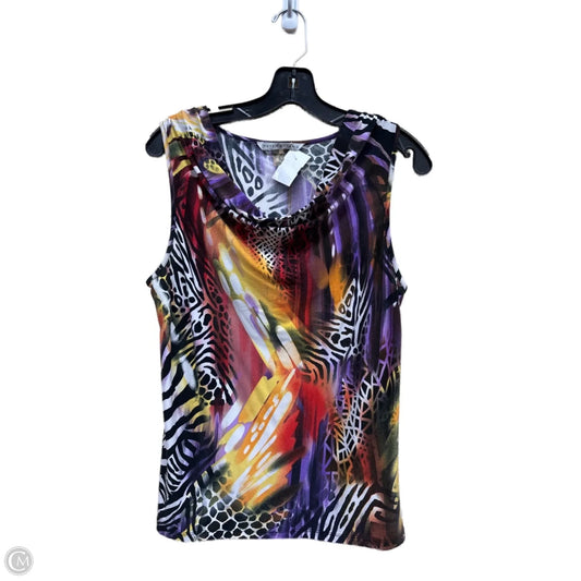 Top Sleeveless By Peter Nygard In Multi-colored, Size: M
