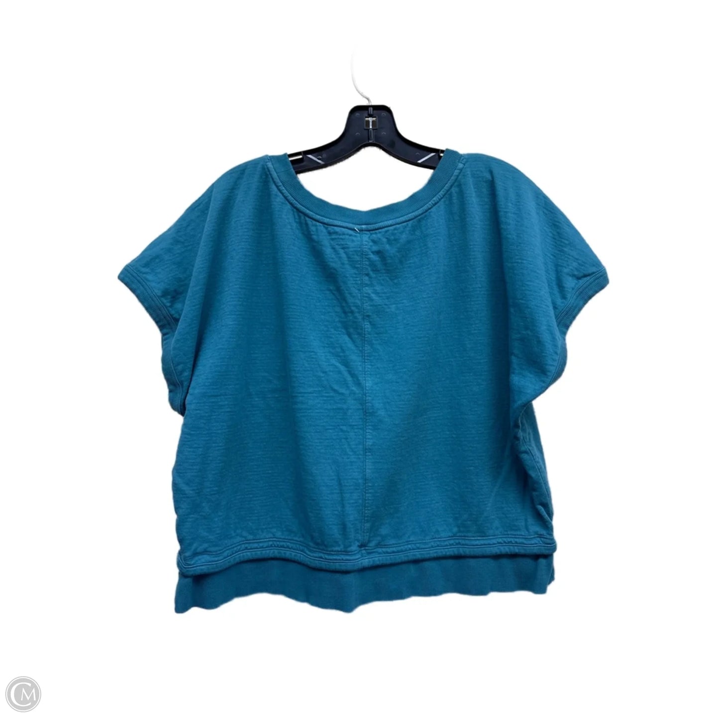 Athletic Top Short Sleeve By Athleta In Blue, Size: M