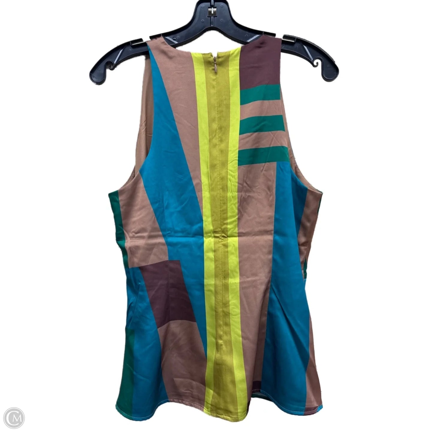 Top Sleeveless By Express In Multi-colored, Size: M
