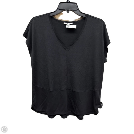 Top Short Sleeve By Bar Iii In Black, Size: Mp