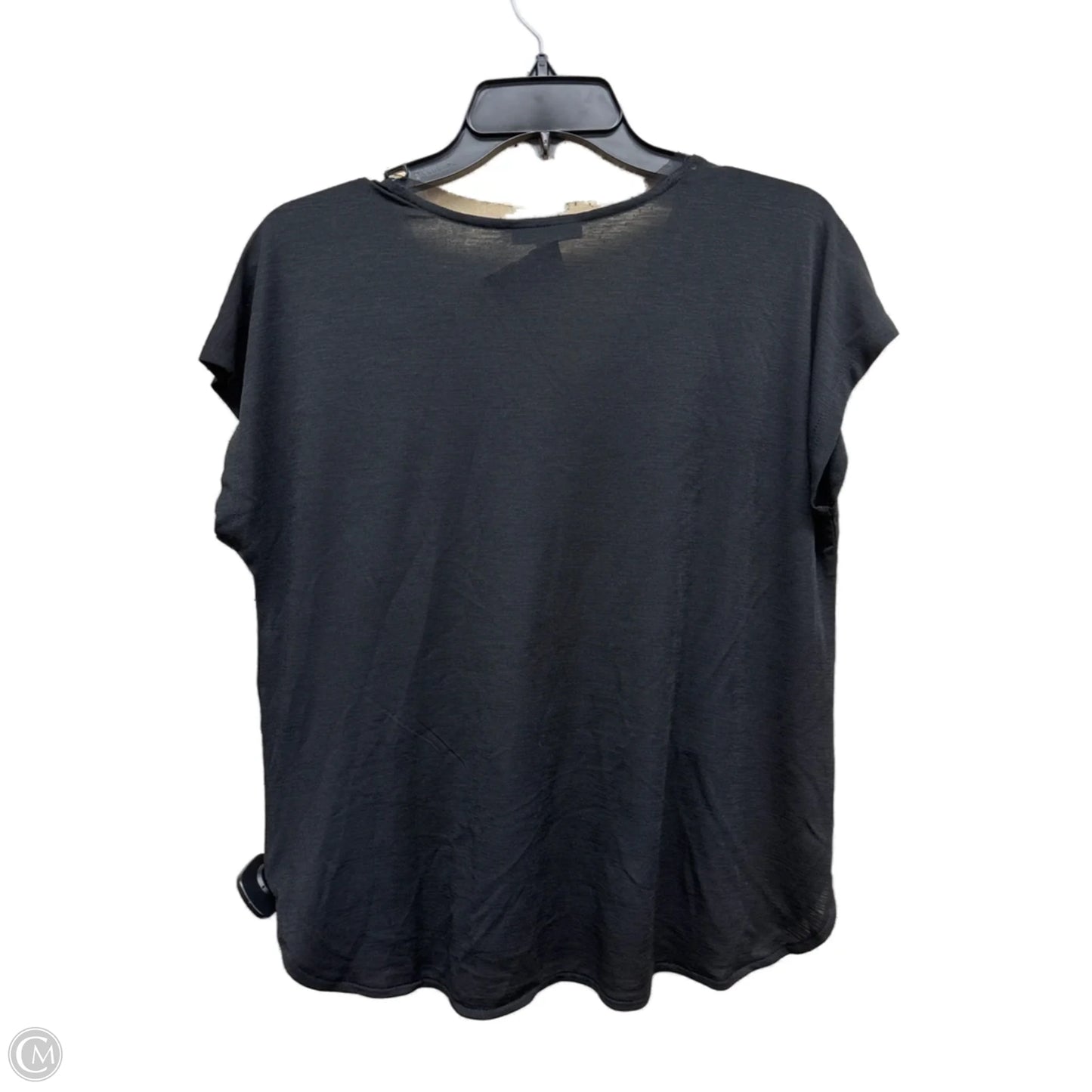 Top Short Sleeve By Bar Iii In Black, Size: Mp