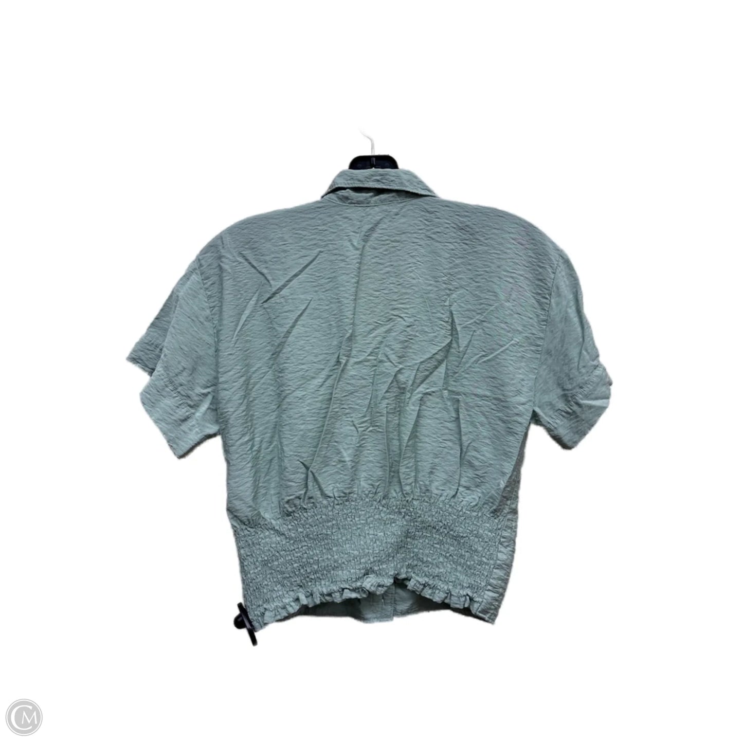 Top Short Sleeve By Madewell In Green, Size: S