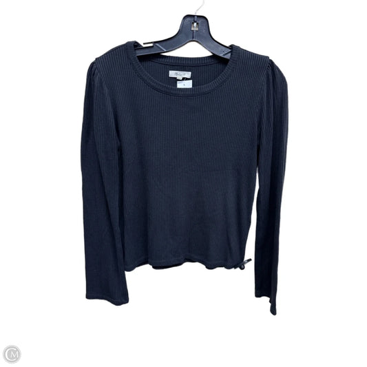 Top Long Sleeve By Madewell In Black, Size: S