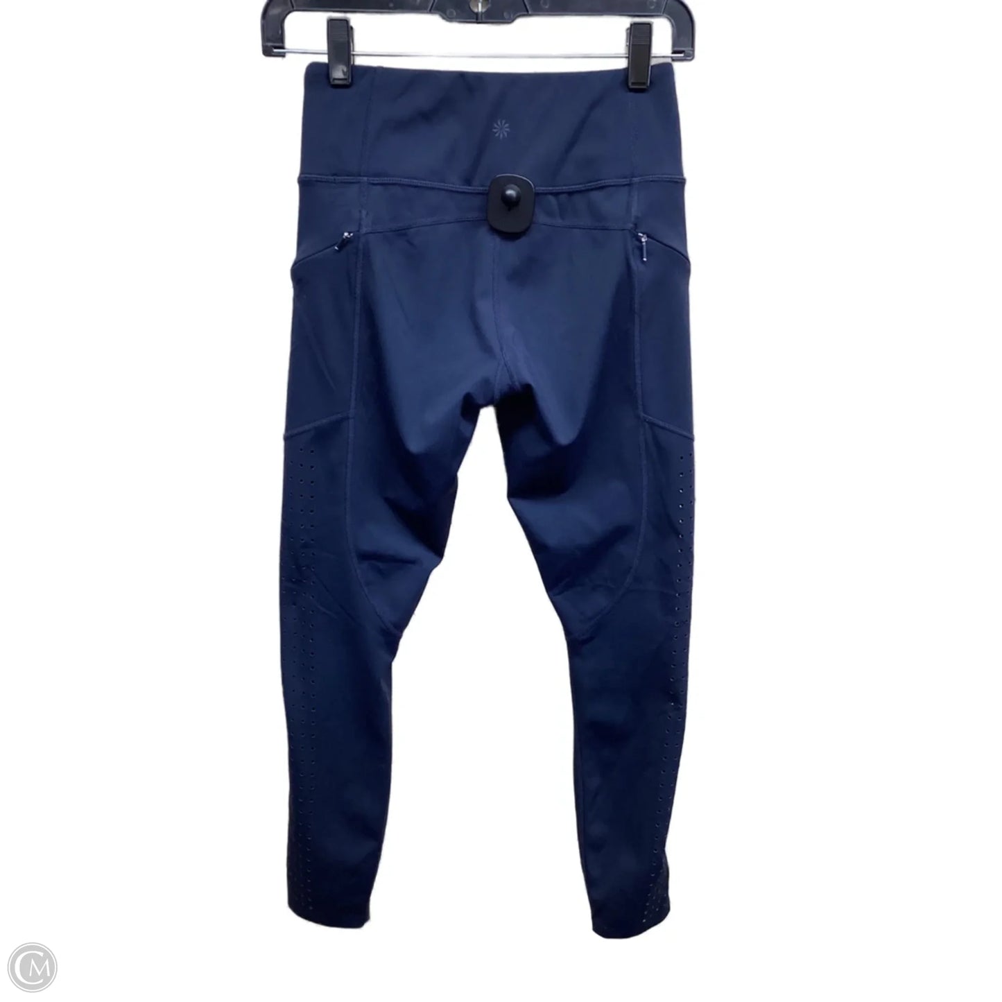 Athletic Leggings By Athleta In Navy, Size: Xs