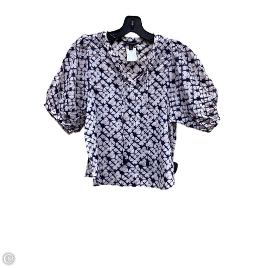 Top Short Sleeve By Banana Republic In Tie Dye Print, Size: Xs