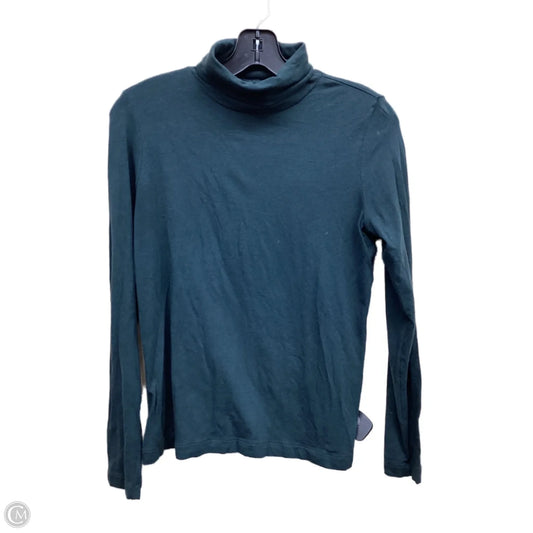 Top Long Sleeve By Banana Republic In Green, Size: S