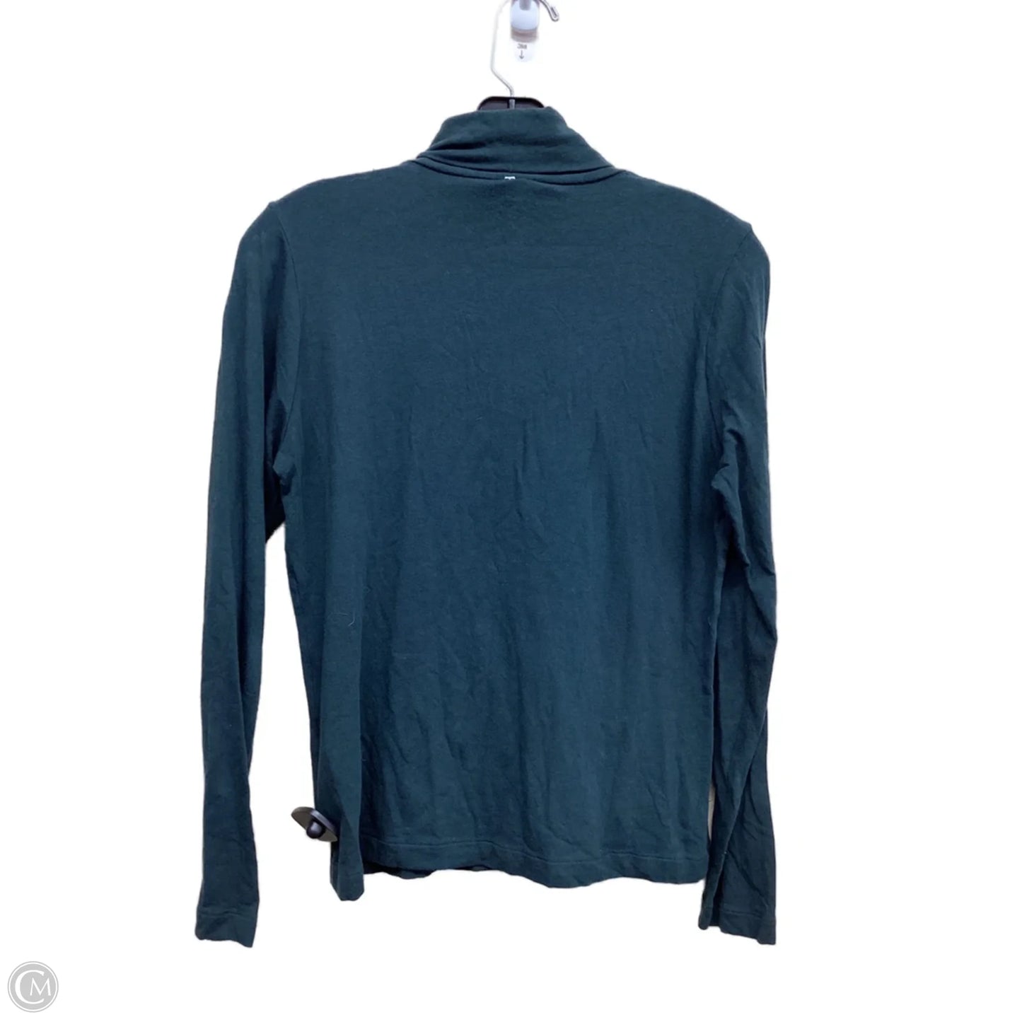 Top Long Sleeve By Banana Republic In Green, Size: S