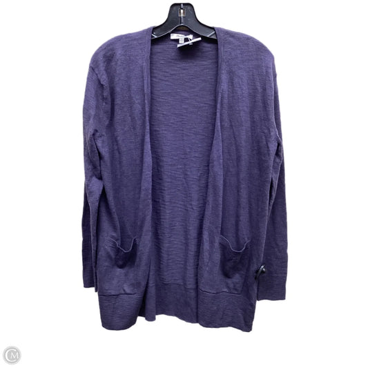 Cardigan By Madewell In Purple, Size: Xxs