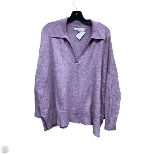 Sweater By Loft In Purple, Size: S
