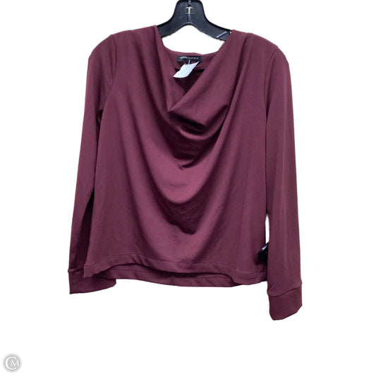 Top Long Sleeve By Banana Republic In Purple, Size: S