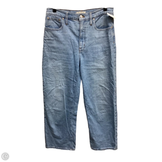 Jeans Wide Leg By Madewell In Blue Denim, Size: 6