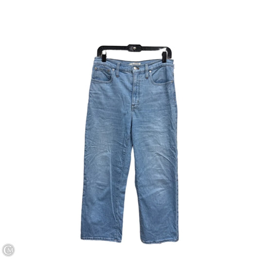 Jeans Wide Leg By Madewell In Blue Denim, Size: 6