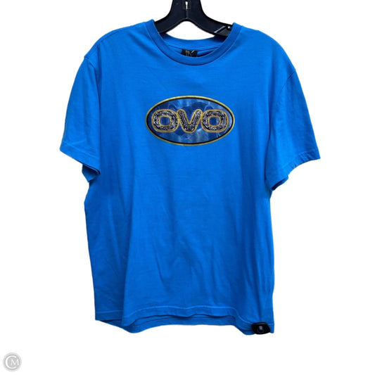 Top Short Sleeve By Clothes Mentor In Blue, Size: M
