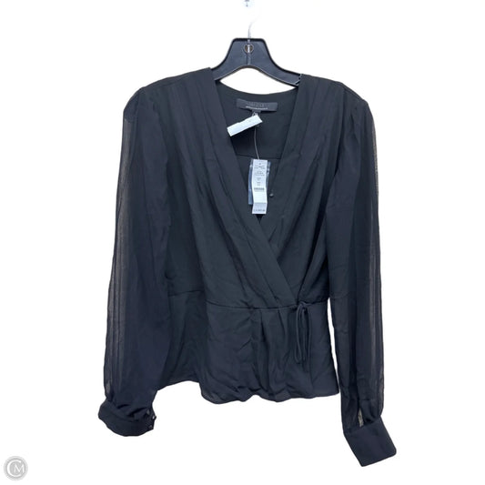 Top Long Sleeve By White House Black Market In Black, Size: Xs