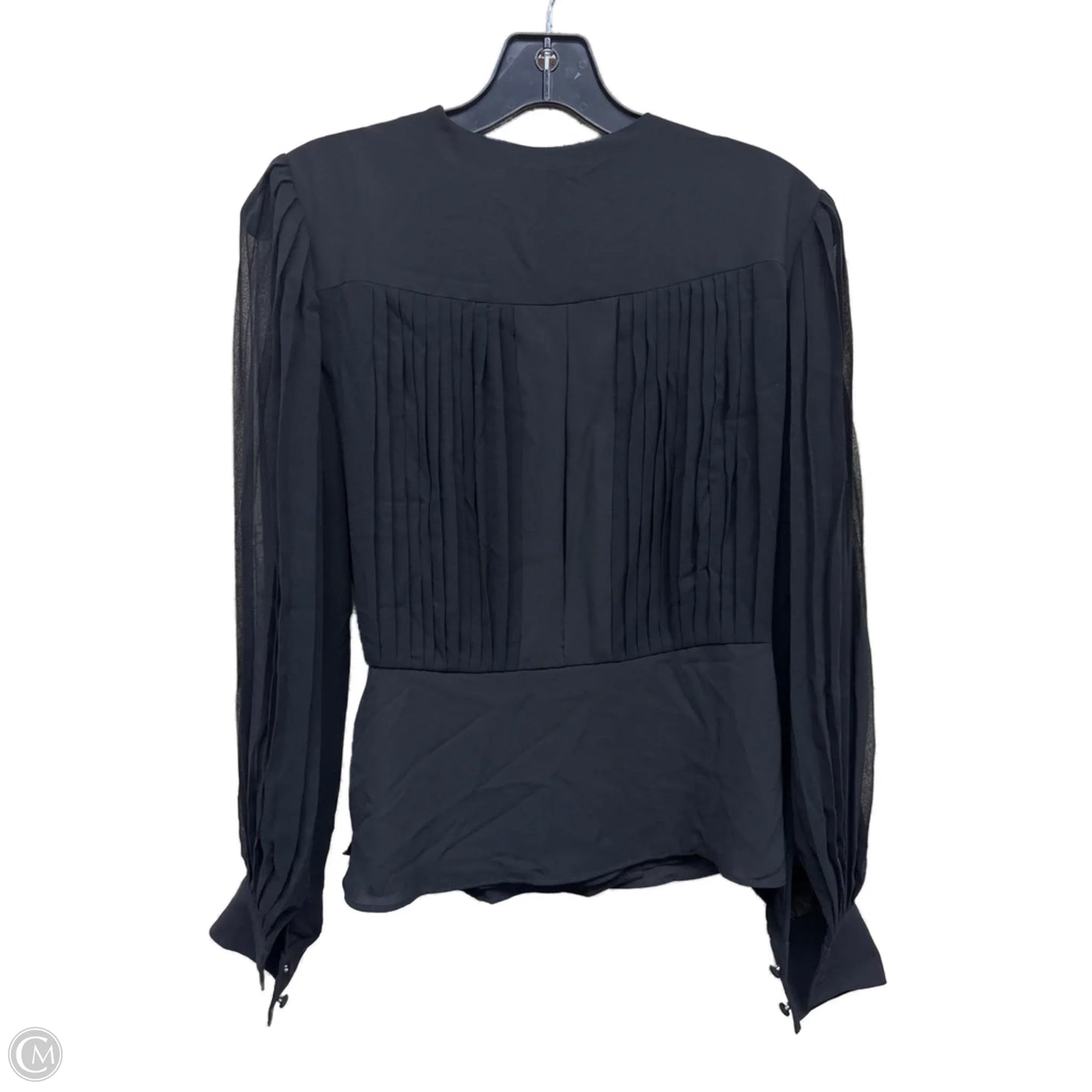 Top Long Sleeve By White House Black Market In Black, Size: Xs