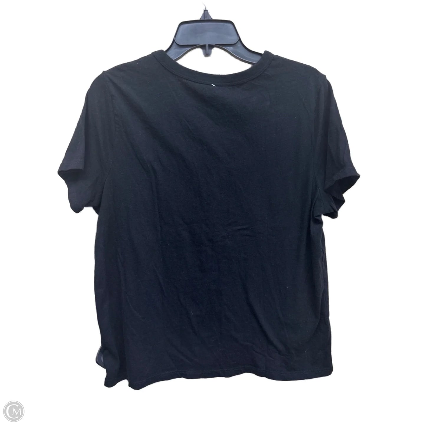 Top Short Sleeve By Old Navy In Black, Size: L