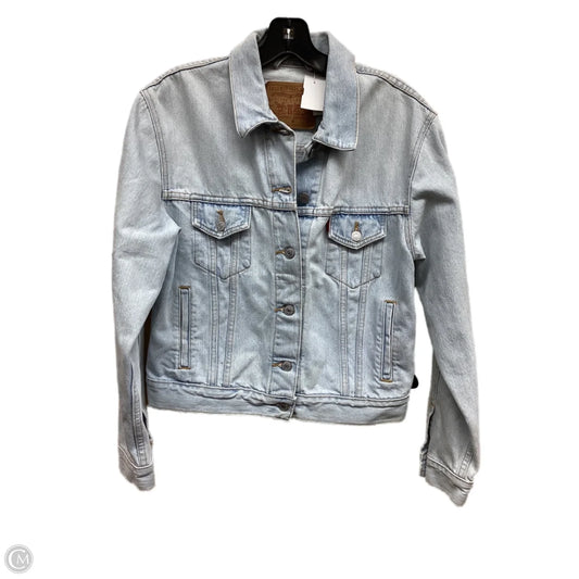 Jacket Denim By Levis In Blue Denim, Size: S