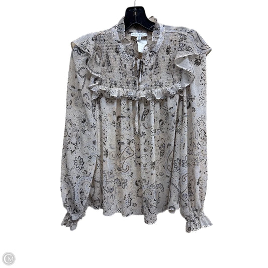 Top Long Sleeve By Clothes Mentor In Floral Print, Size: M