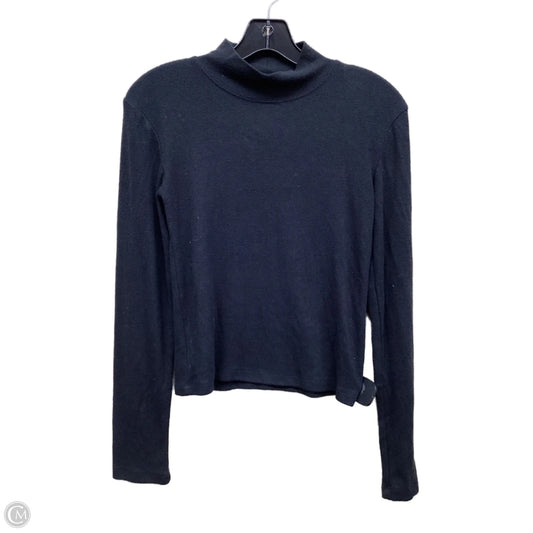 Top Long Sleeve By Zara In Black, Size: M