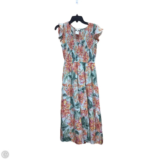 Dress Casual Maxi By Clothes Mentor In Floral Print, Size: M