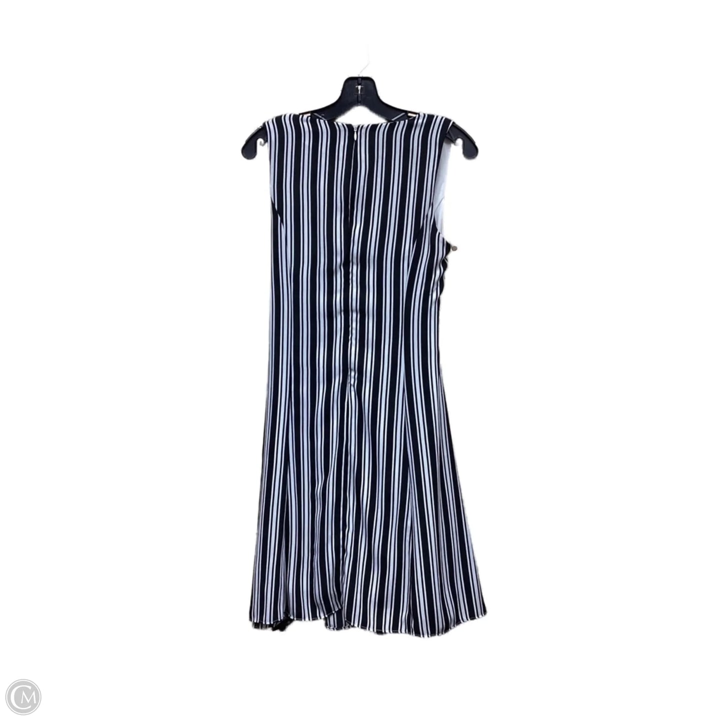 Dress Casual Midi By Banana Republic In Striped Pattern, Size: 4