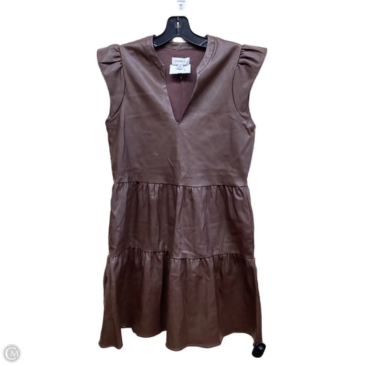 Dress Casual Short By Evereve In Brown, Size: Xs