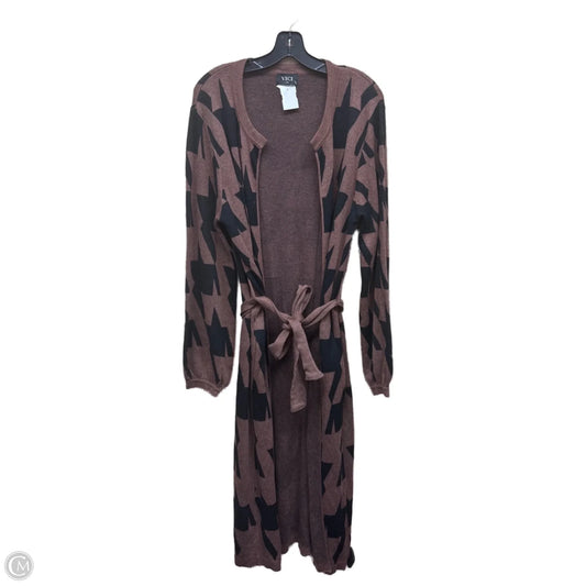 Cardigan By Vici In Black & Brown, Size: L