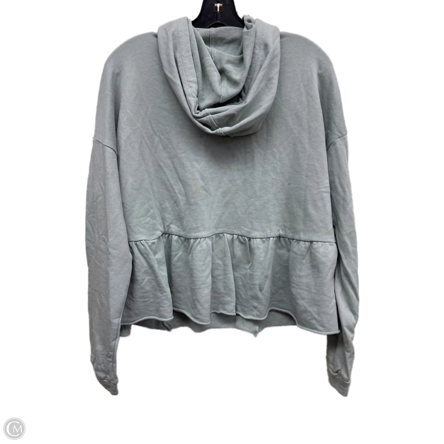 Sweatshirt Hoodie By Wishlist In Green, Size: M