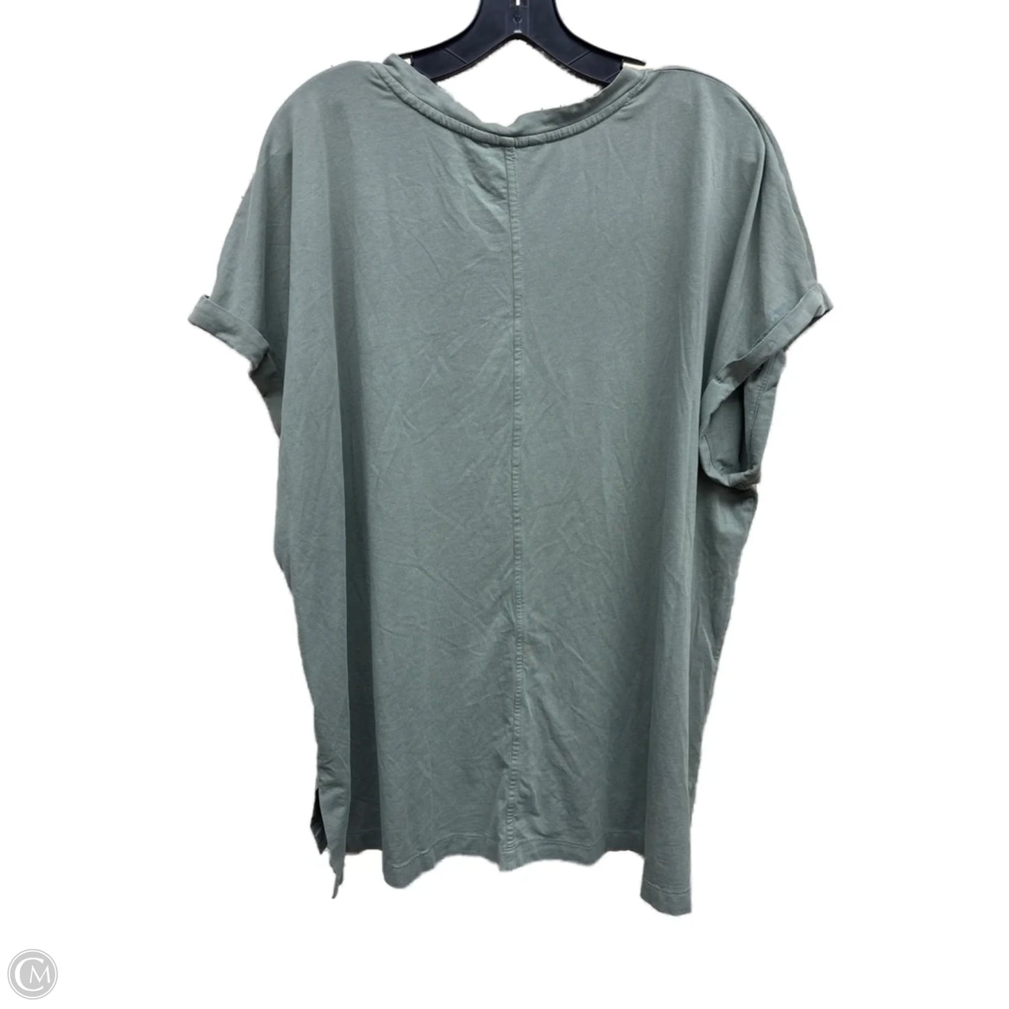Top Short Sleeve By Banana Republic In Green, Size: Xxl