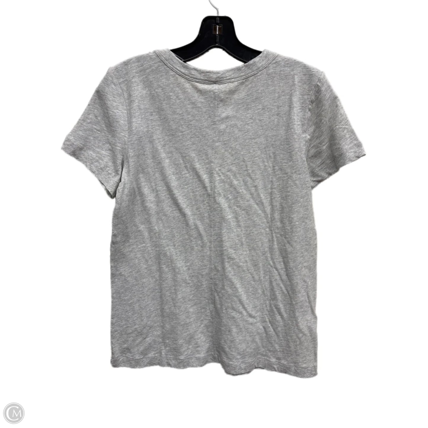 Top Short Sleeve By Loft In Grey, Size: Xs
