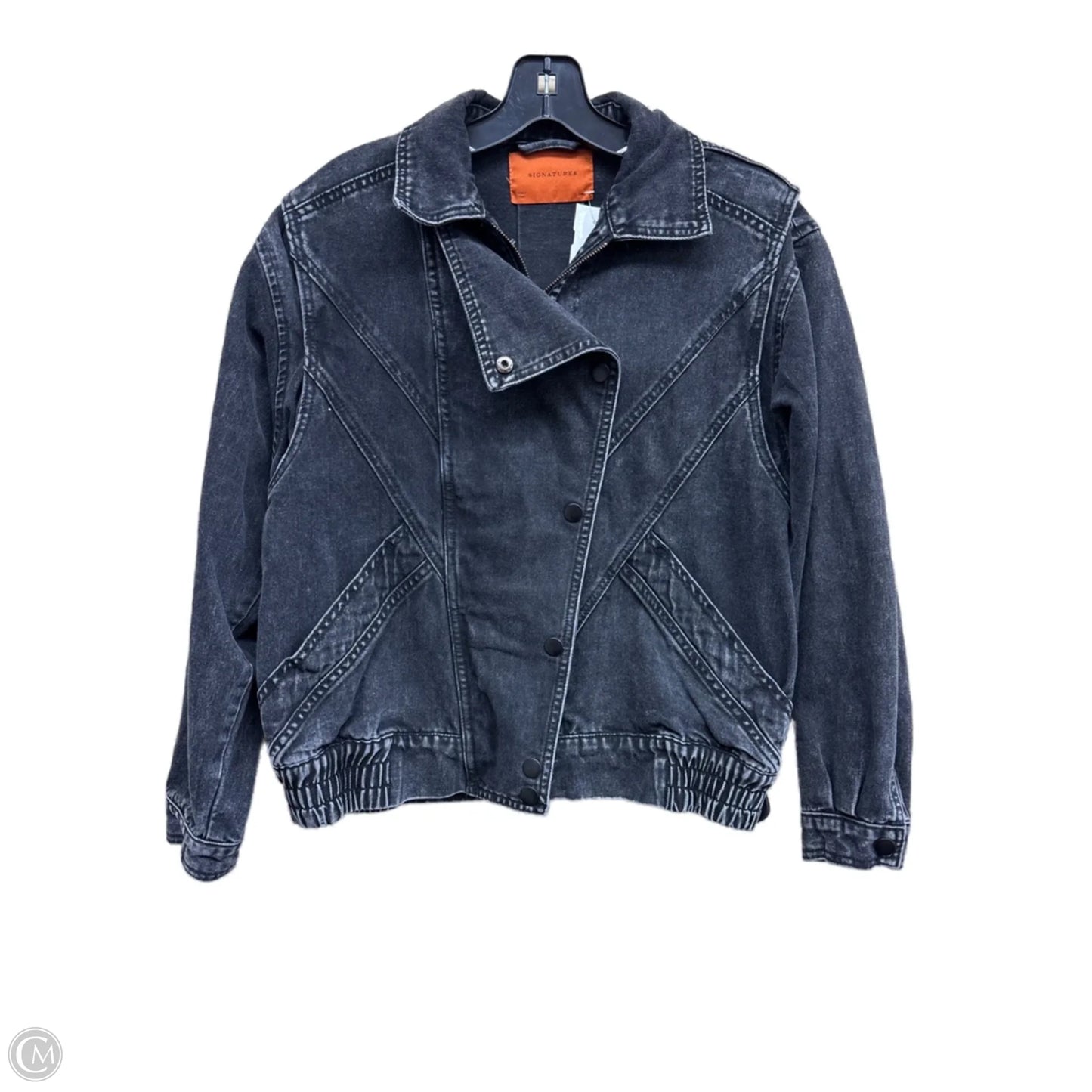 Jacket Other By Clothes Mentor In Black Denim, Size: S