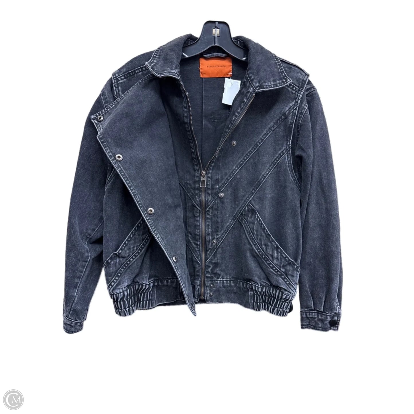 Jacket Other By Clothes Mentor In Black Denim, Size: S