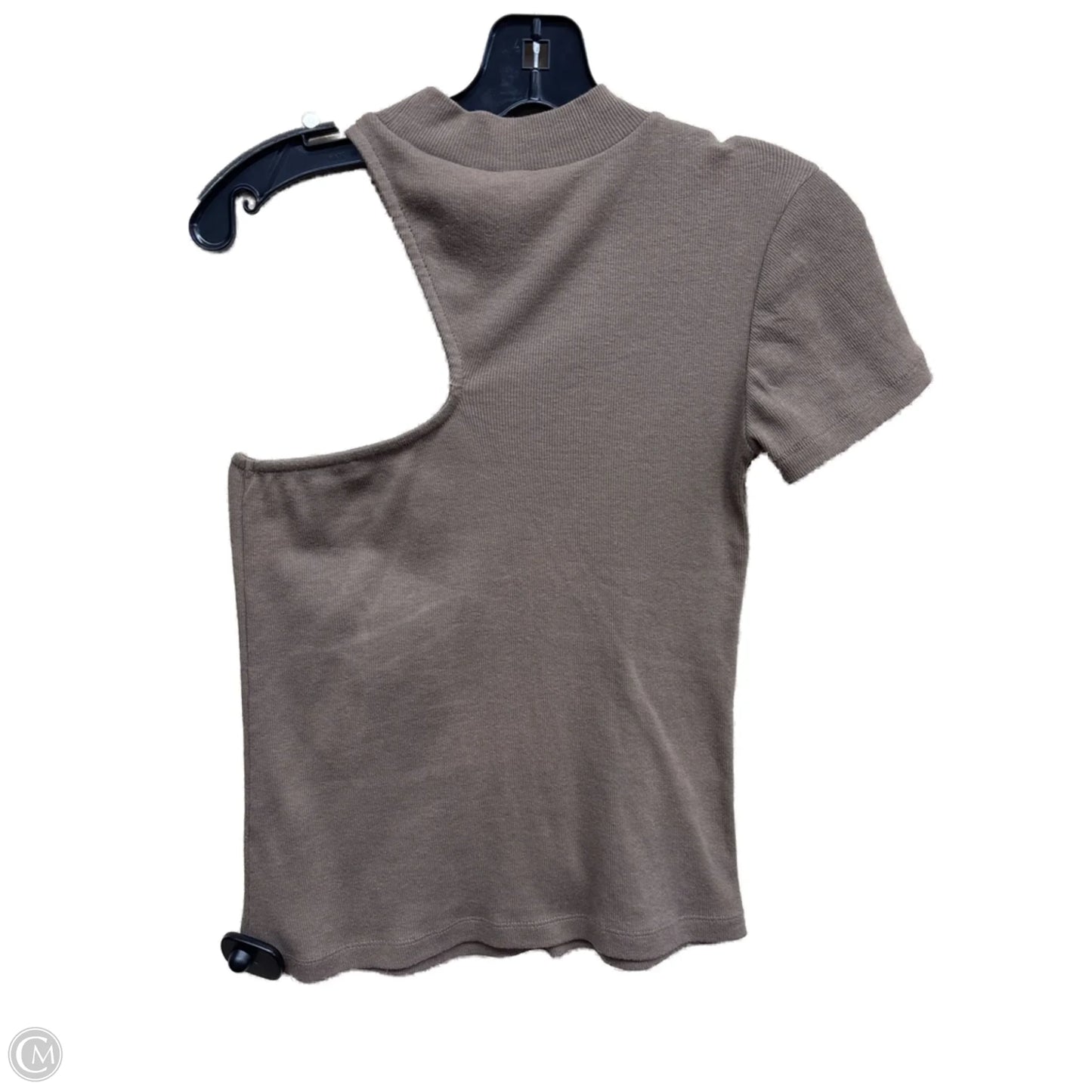 Top Short Sleeve By Melrose And Market In Brown, Size: S