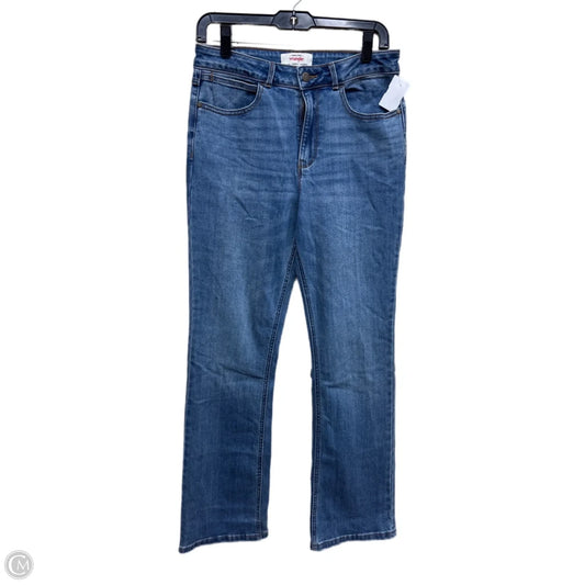 Jeans Straight By Wrangler In Blue Denim, Size: 8