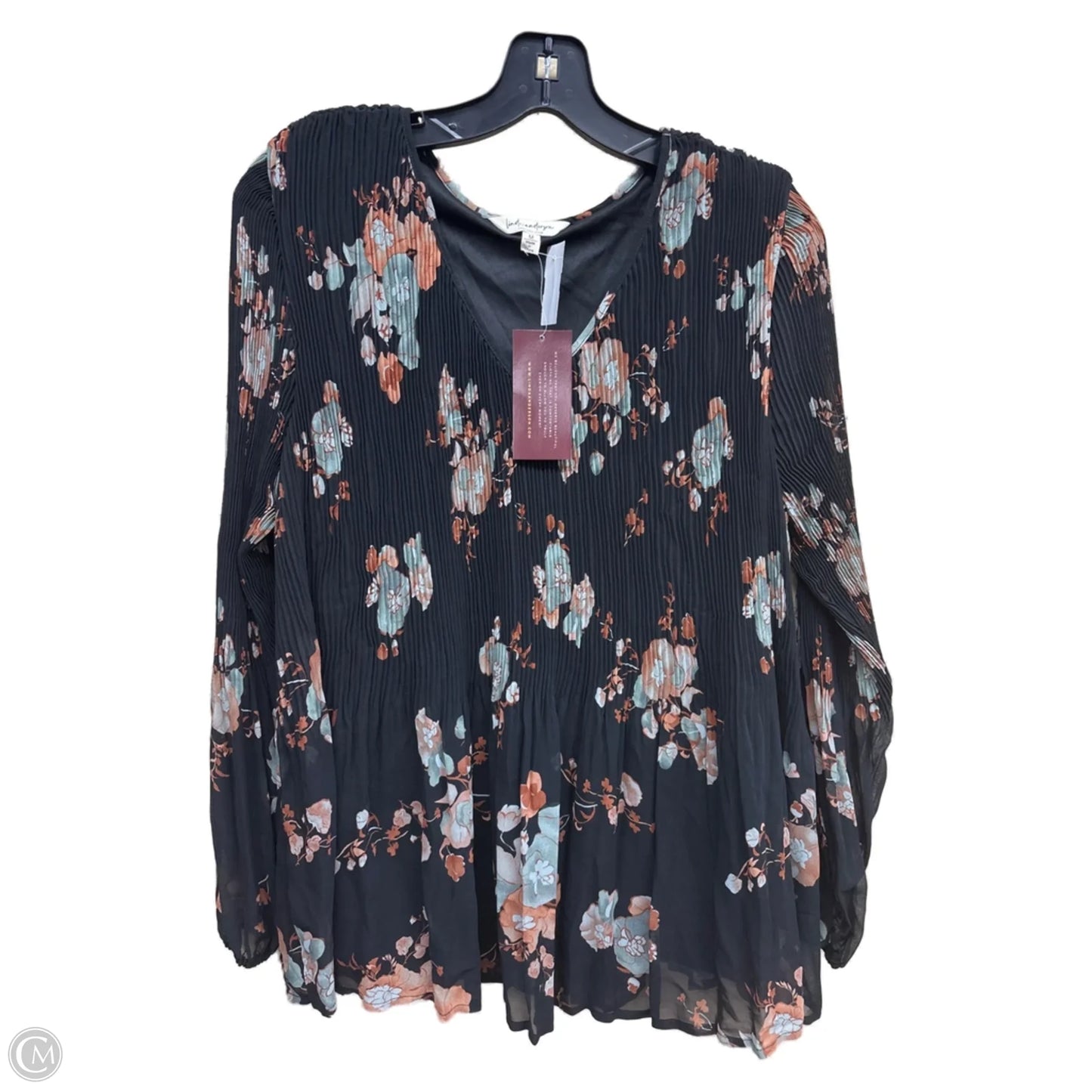 Top Long Sleeve By Clothes Mentor In Floral Print, Size: M