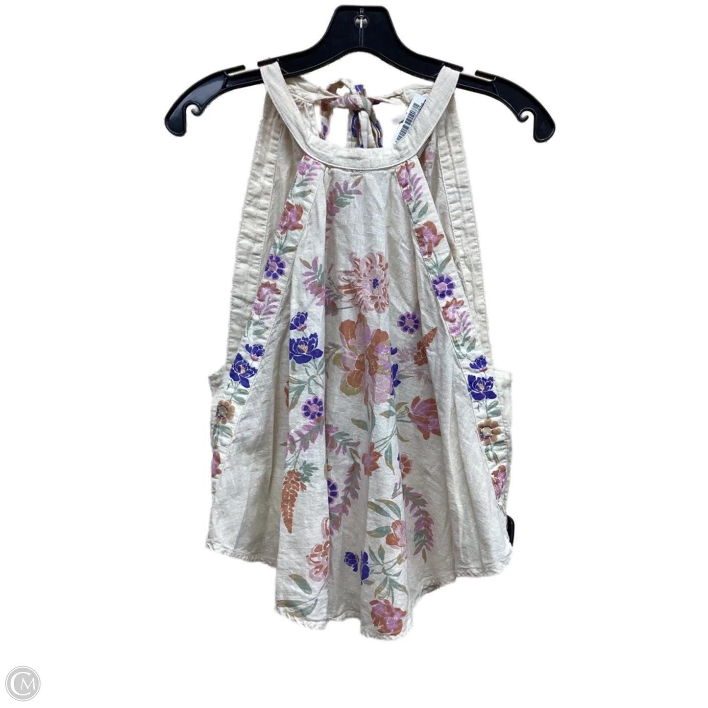 Top Sleeveless By Free People In Floral Print, Size: M